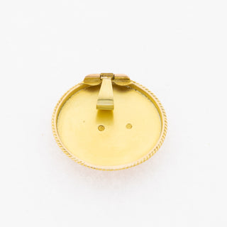 Vintage Rubinanhänger aus Gelbgold