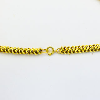 Vintage Halskette aus Gelbgold