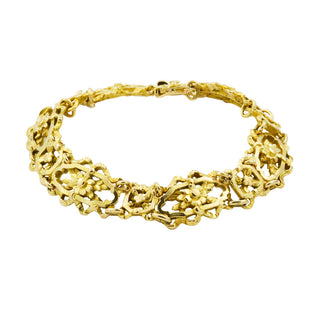 Antikes Armband aus Gelbgold, um 1900
