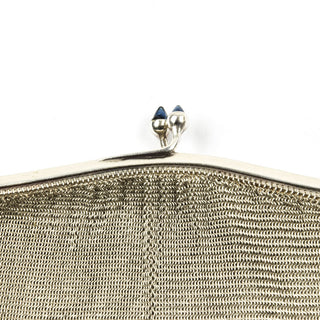 Massifil Handtasche aus Silber, 1920-30 Jahre