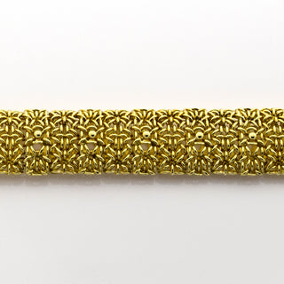 Armband aus Gelb- und Weißgold, 1970-80er