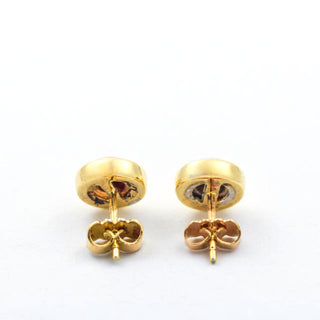 Brillantohrstecker aus Gelb- und Weißgold