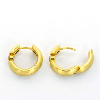Creolen aus Gelbgold mit Brillanten