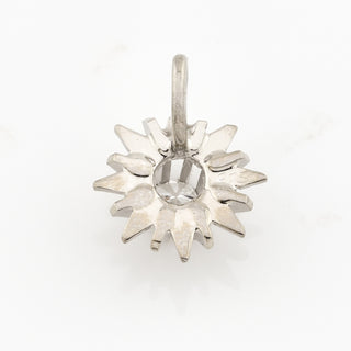 Brillantanhänger aus 585 Weißgold, nachhaltiger second hand Schmuck perfekt aufgearbeitet