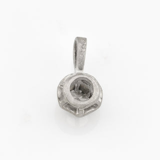 Brillantanhänger aus 585 Weißgold, nachhaltiger second hand Schmuck perfekt aufgearbeitet