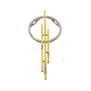 Brillantanhänger aus 585 Gelb- und Weißgold, nachhaltiger second hand Schmuck perfekt aufgearbeitet