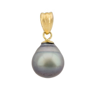 Perlenanhänger aus 585 Gelbgold, nachhaltiger second hand Schmuck perfekt aufgearbeitet