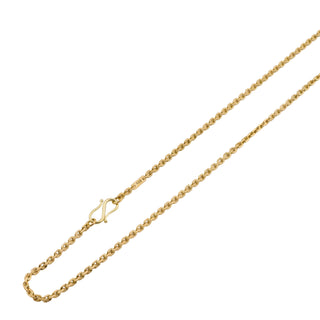 Ankerkette aus 585 Roségold, nachhaltiger second hand Schmuck perfekt aufgearbeitet