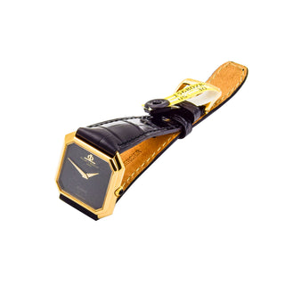 Baume & Mercier Small Squere Tank Quarzwerk, gebrauchte Luxusuhr im Top-Zustand