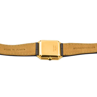 Baume & Mercier Small Squere Tank Quarzwerk, gebrauchte Luxusuhr im Top-Zustand
