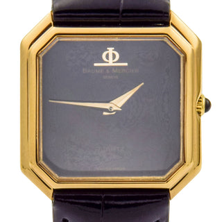 Baume & Mercier Small Squere Tank Quarzwerk, gebrauchte Luxusuhr im Top-Zustand