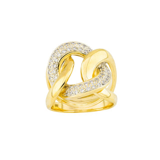 Christ Brillantring aus 585 Gelbgold, nachhaltiger second hand Schmuck perfekt aufgearbeitet