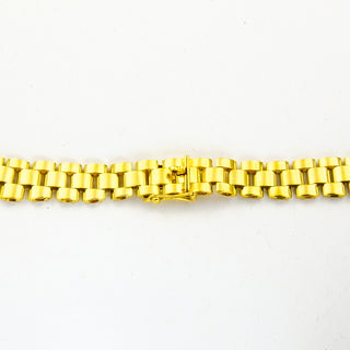 Collier aus 585 Gelbgold, nachhaltiger second hand Schmuck perfekt aufgearbeitet