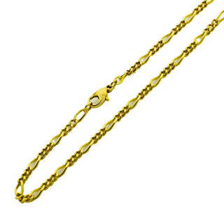 Binder Figarokette aus 585 Gelbgold, nachhaltiger second hand Schmuck perfekt aufgearbeitet
