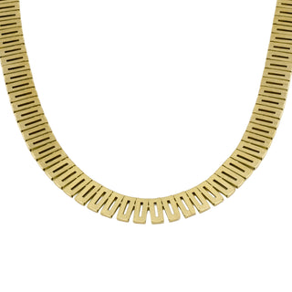 Halskette aus 750 Gelbgold, nachhaltiger second hand Schmuck perfekt aufgearbeitet