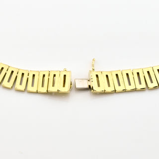 Halskette aus 750 Gelbgold, nachhaltiger second hand Schmuck perfekt aufgearbeitet