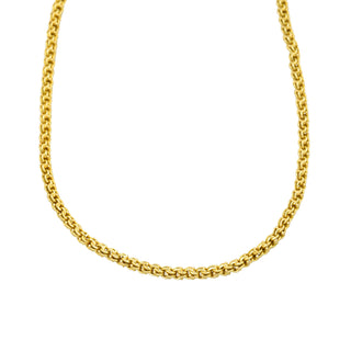 Halskette aus 585 Gelbgold, nachhaltiger second hand Schmuck perfekt aufgearbeitet