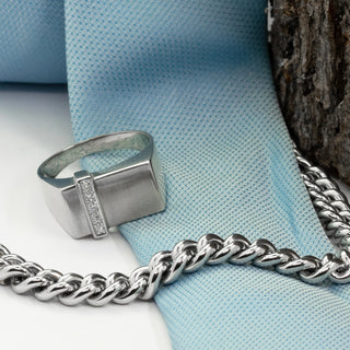 Weißgold Schmuck für Herren