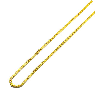 Königskette aus 585 Gelbgold, nachhaltiger second hand Schmuck perfekt aufgearbeitet