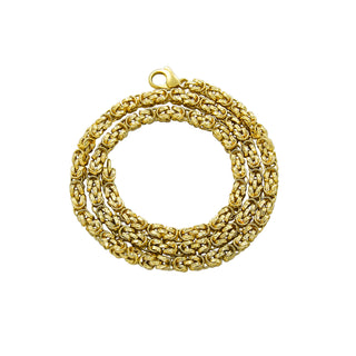 Königskette aus 585 Gelbgold, nachhaltiger second hand Schmuck perfekt aufgearbeitet