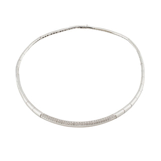 Leo Pizzo Brillantcollier aus 750 Weißgold, nachhaltiger second hand Schmuck perfekt aufgearbeitet