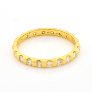 Niessing Brillantring aus 750 Gelbgold, nachhaltiger second hand Schmuck perfekt aufgearbeitet