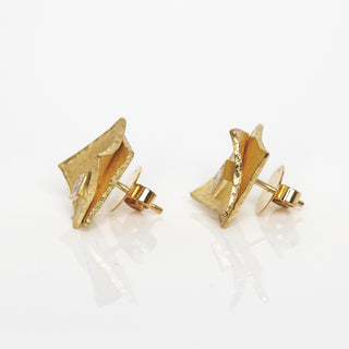 Brillantohrstecker aus 750 Gelbgold, nachhaltiger second hand Schmuck perfekt aufgearbeitet