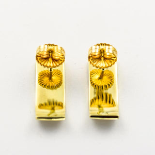 Ohrstecker aus 585 Gelbgold, nachhaltiger second hand Schmuck perfekt aufgearbeitet