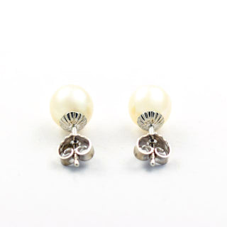 Perlenohrstecker aus 925 Silber, nachhaltiger second hand Schmuck perfekt aufgearbeitet