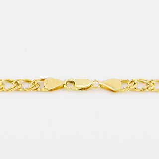 Panzerkette aus 585 Gelbgold, nachhaltiger second hand Schmuck perfekt aufgearbeitet