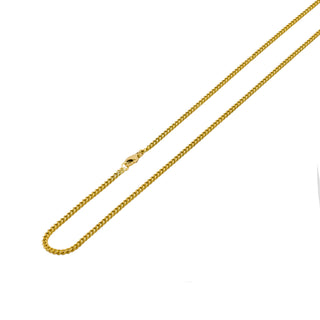 Panzerkette aus 585 Gelbgold, nachhaltiger second hand Schmuck perfekt aufgearbeitet