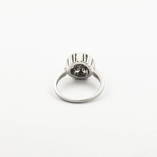 Ring aus 585 Weißgold mit Brillant, nachhaltiger second hand Schmuck perfekt aufgearbeitet