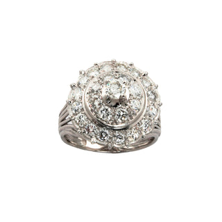 Ring aus 750 Weißgold mit Brillant, nachhaltiger second hand Schmuck perfekt aufgearbeitet