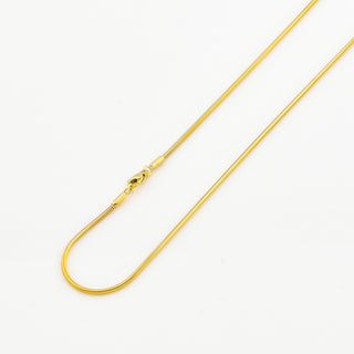 Schlangenkette aus 585 Gelbgold, nachhaltiger second hand Schmuck perfekt aufgearbeitet