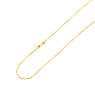 Schlangenkette aus 750 Gelbgold, nachhaltiger second hand Schmuck perfekt aufgearbeitet