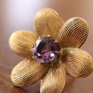 Theodor Fahner Ohrclips Amethyst