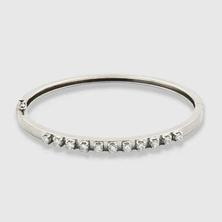 Armreif aus Weissgold mit Brillanten aus zweiter Hand