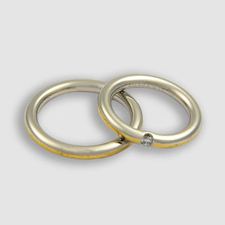 Trauringe aus Platin von Gerstner aus zweiter Hand