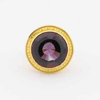 Schott Ring aus Gelbgold mit Amethyst