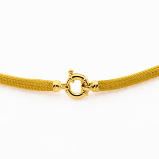 Brillantcollier aus Gelb- und Weißgold