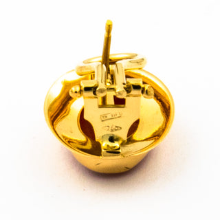 Ohrstecker aus Gelbgold mit Kamee/Gemme