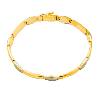 Armband aus Gelb- und Weißgold