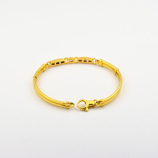 Armband aus Gelbgold mit Diamant