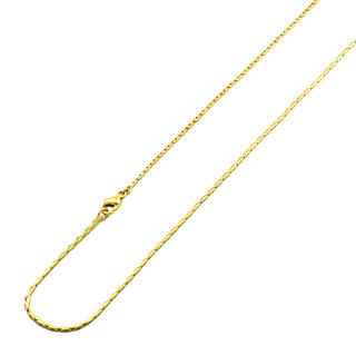 Kobrakette aus Gelbgold