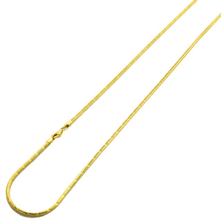 Schlangenkette aus Gelbgold