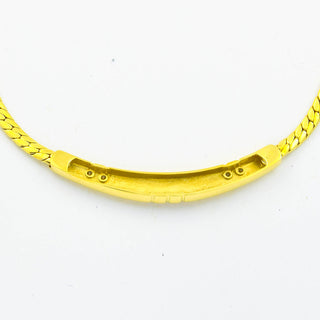 Brillantcollier aus Gelbgold