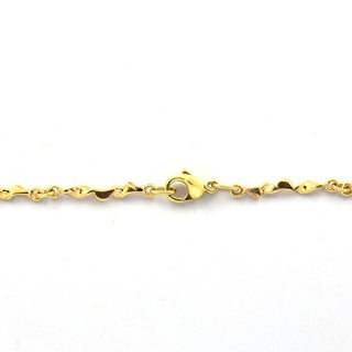 Brillantcollier aus Gelbgold