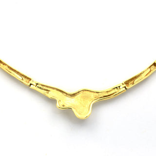 Brillantcollier aus Gelbgold