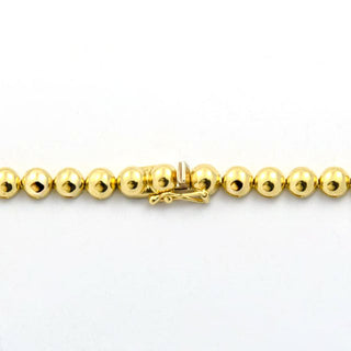 Brillantcollier aus Gelbgold