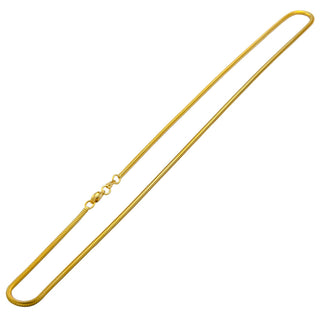 Schlangenkette aus Gelbgold